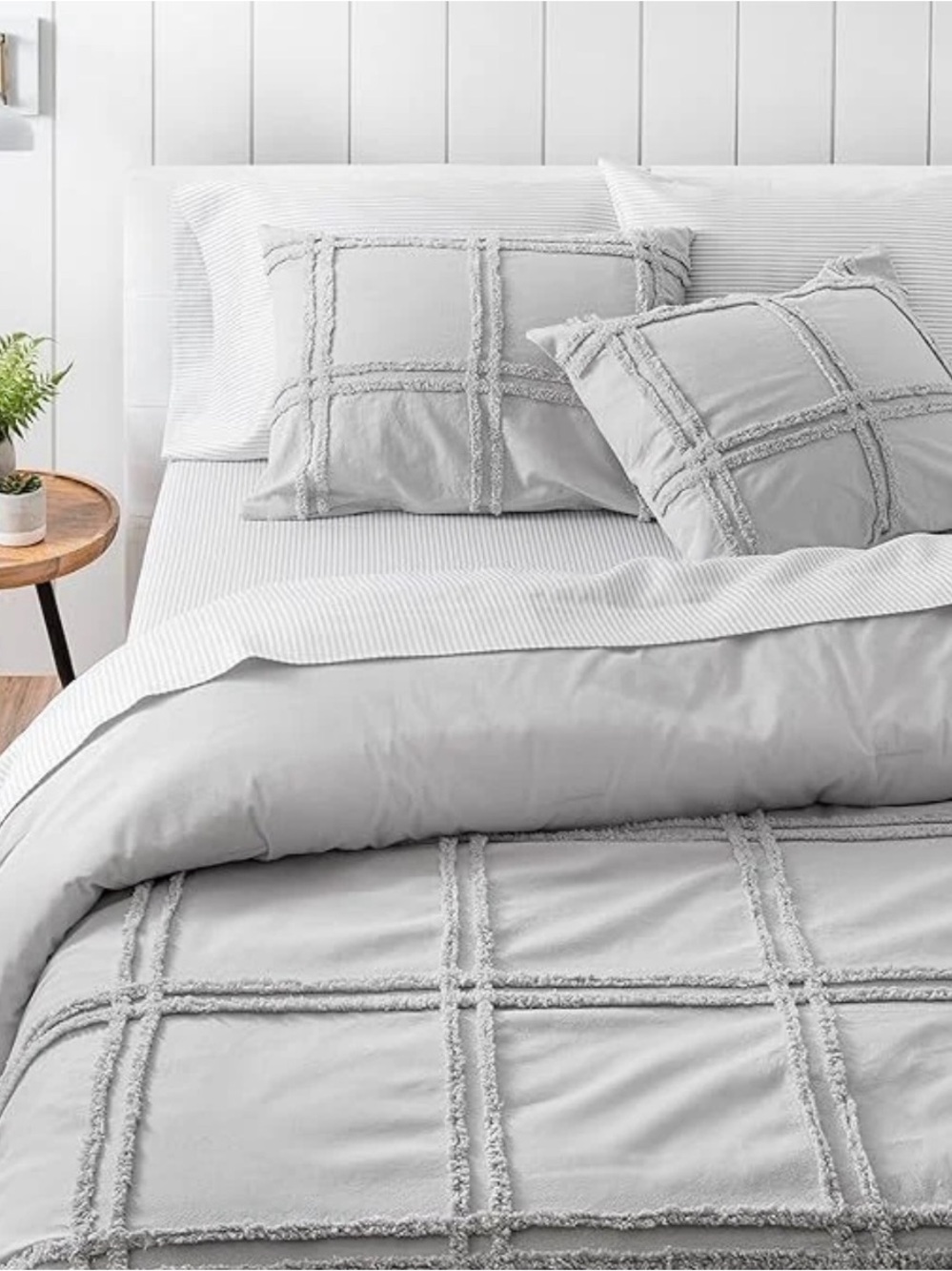 3 Pc Duvet Cover Set by Martha Stewart 100% Cotton Luxurious Queen Size